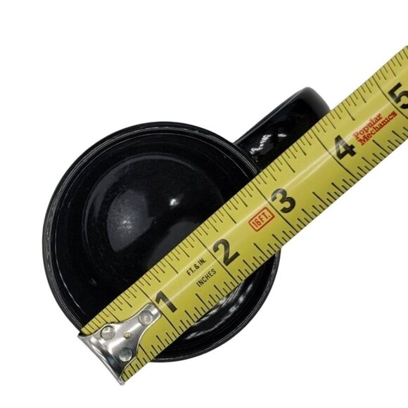 Friends TV Show Mug Black 3.75" Good Coffee Good Friends NYC Skyline VTG 1995 - Picture 10 of 10